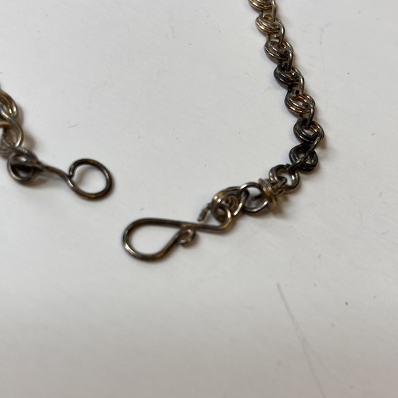 16" Turquoise Color Drop and Dangle Necklace - Picture 9 of 10